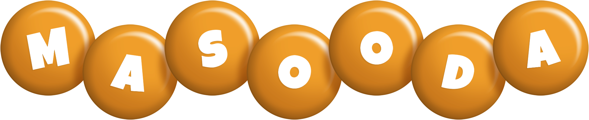 Masooda candy-orange logo