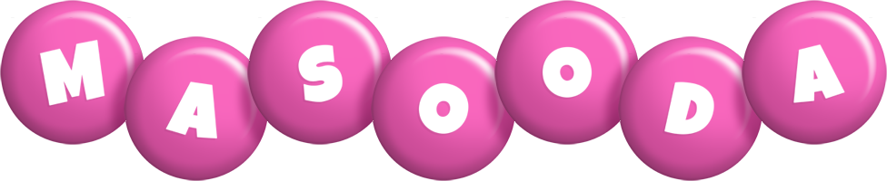 Masooda candy-pink logo