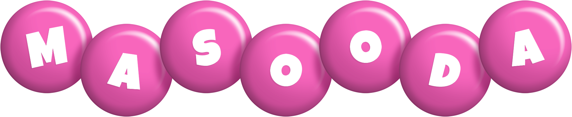 Masooda candy-pink logo