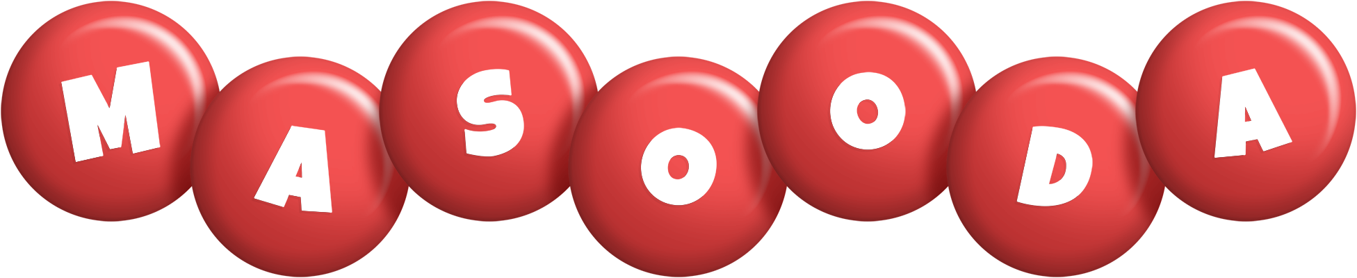 Masooda candy-red logo