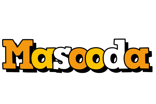Masooda cartoon logo