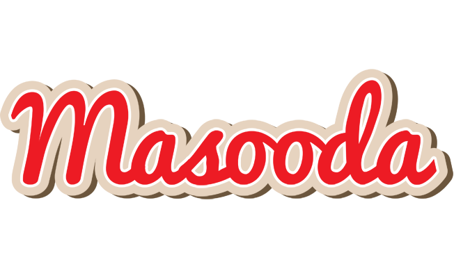 Masooda chocolate logo