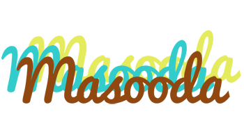 Masooda cupcake logo