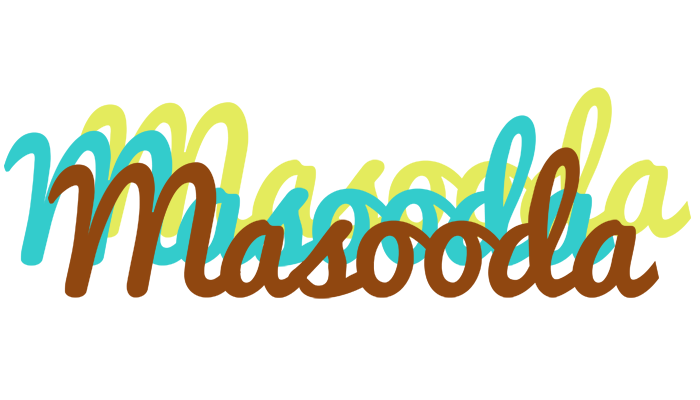 Masooda cupcake logo