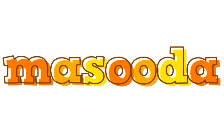 Masooda desert logo