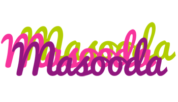 Masooda flowers logo