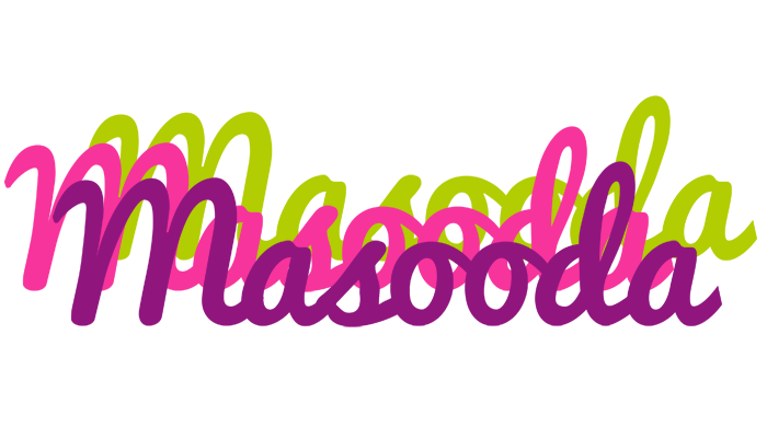 Masooda flowers logo