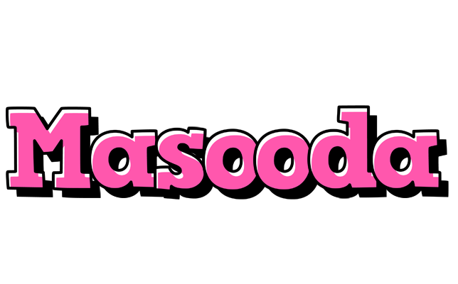 Masooda girlish logo