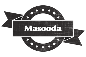 Masooda grunge logo