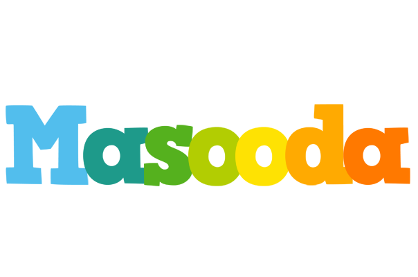 Masooda rainbows logo