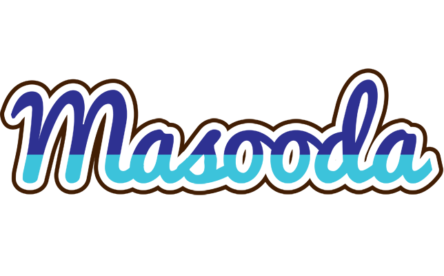 Masooda raining logo