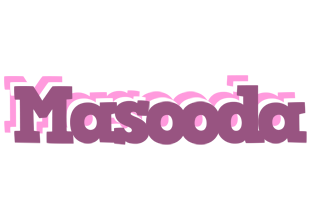 Masooda relaxing logo