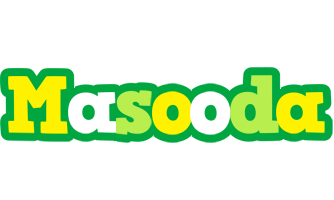 Masooda soccer logo