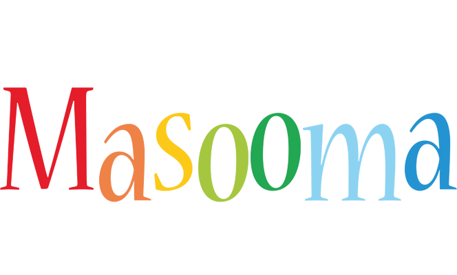 Masooma birthday logo