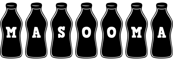 Masooma bottle logo