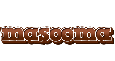 Masooma brownie logo