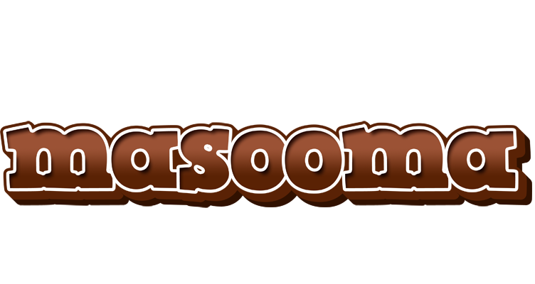 Masooma brownie logo