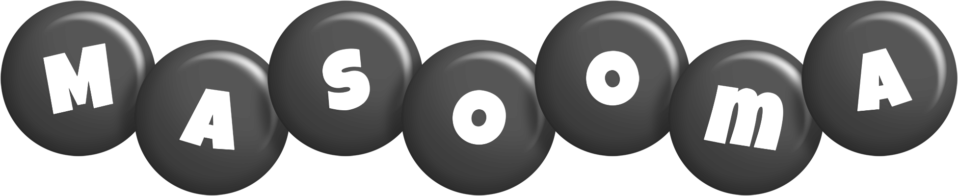 Masooma candy-black logo