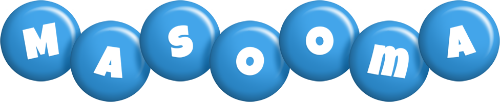 Masooma candy-blue logo