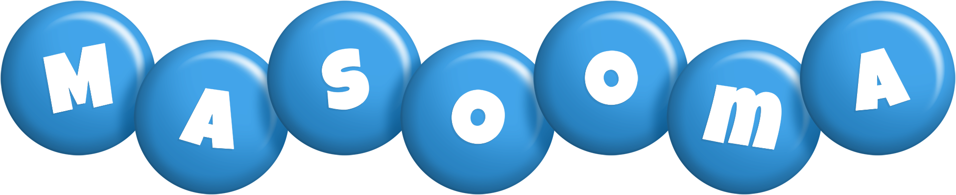 Masooma candy-blue logo
