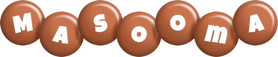 Masooma candy-brown logo