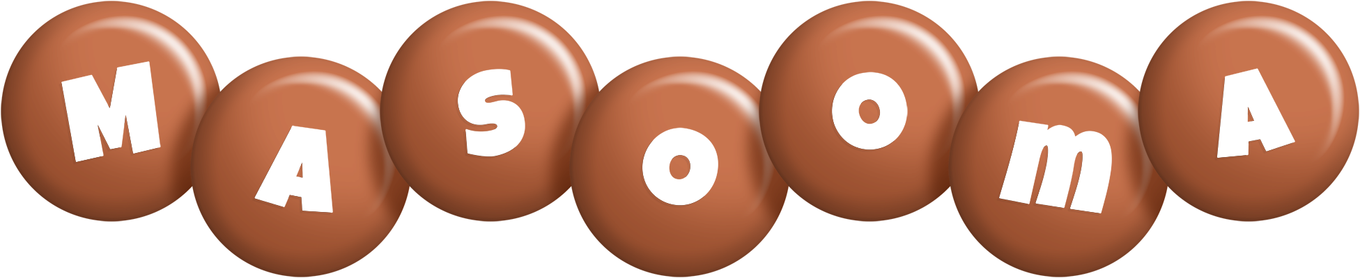 Masooma candy-brown logo