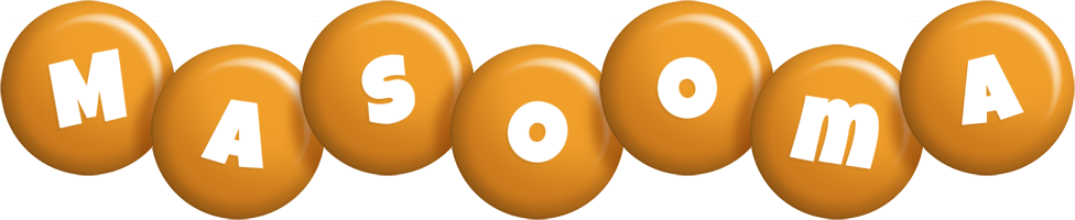 Masooma candy-orange logo