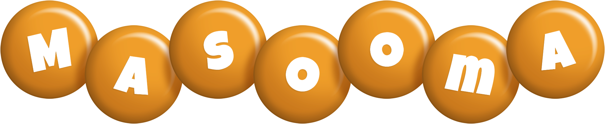 Masooma candy-orange logo