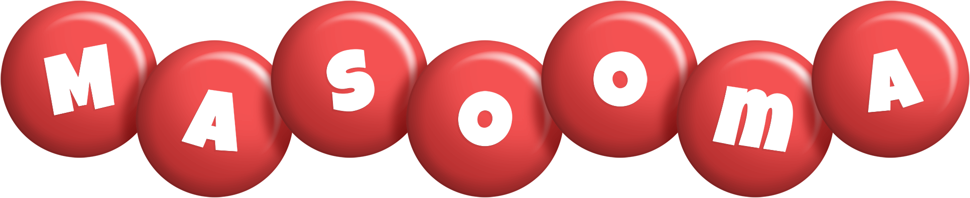 Masooma candy-red logo