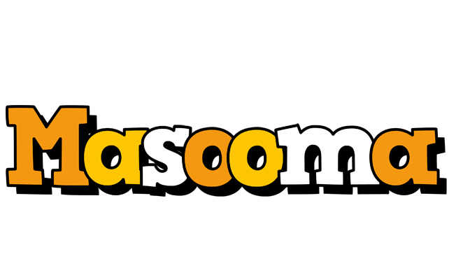 Masooma cartoon logo