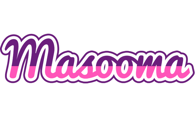 Masooma cheerful logo