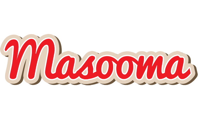 Masooma chocolate logo