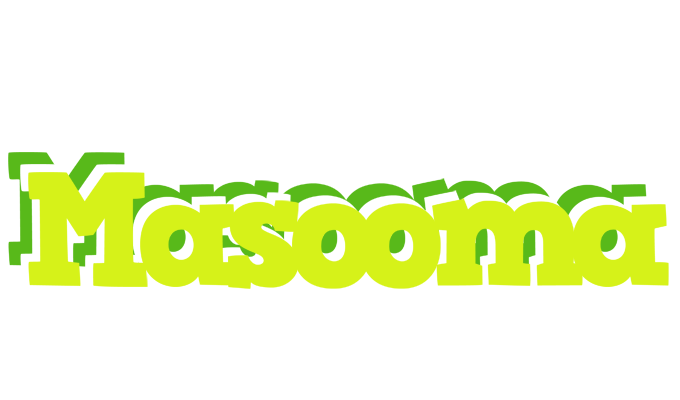 Masooma citrus logo