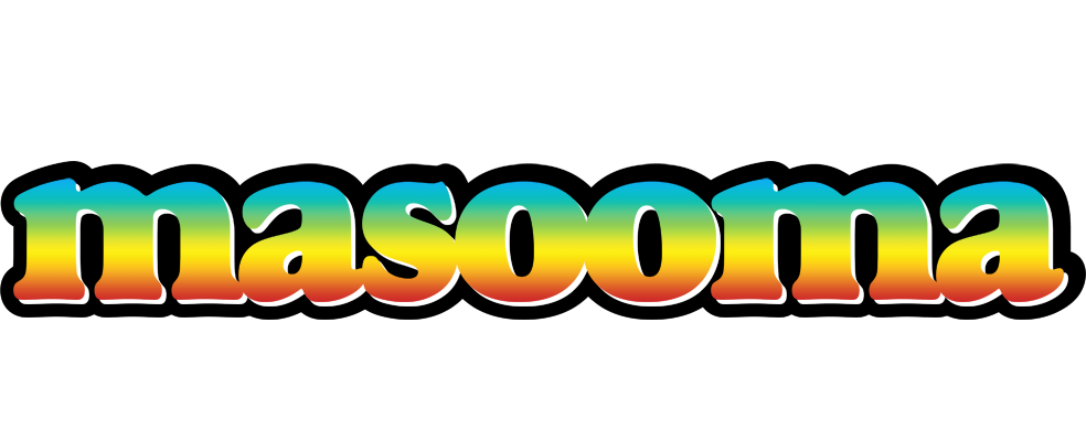 Masooma color logo