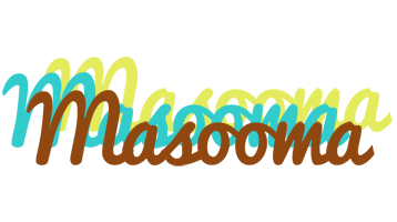 Masooma cupcake logo