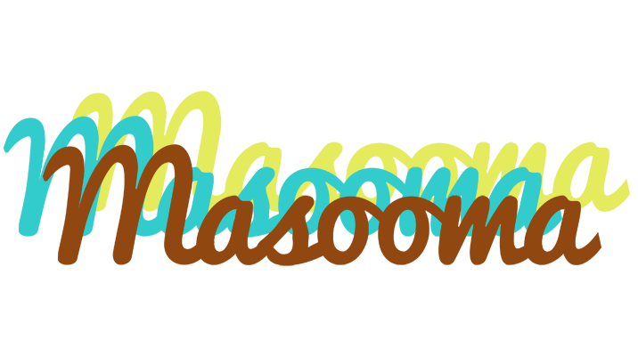 Masooma cupcake logo