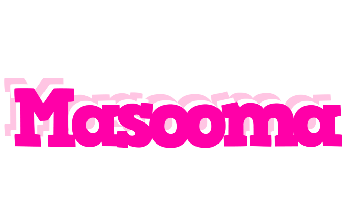 Masooma dancing logo