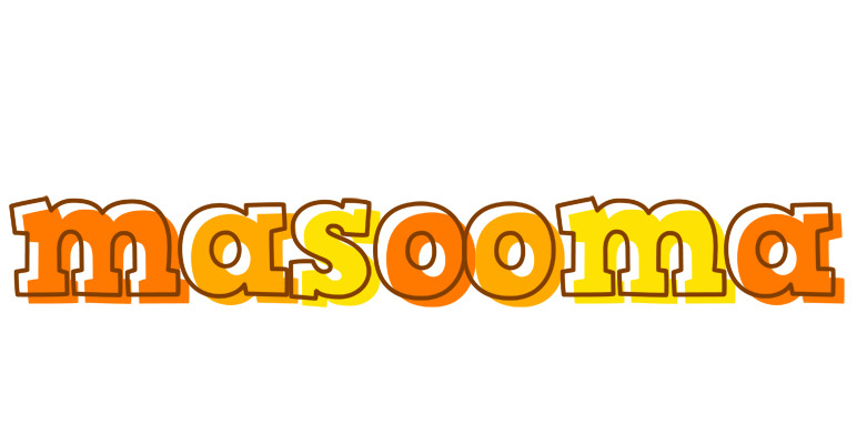 Masooma desert logo