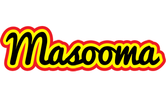 Masooma flaming logo