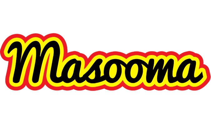 Masooma flaming logo