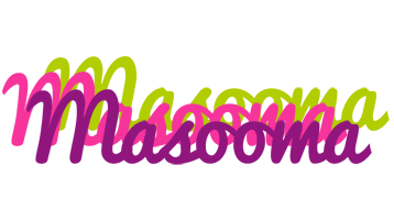 Masooma flowers logo