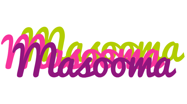 Masooma flowers logo