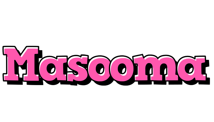 Masooma girlish logo