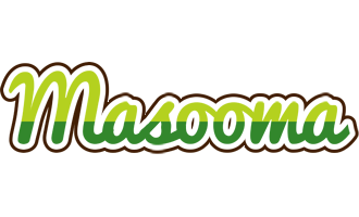 Masooma golfing logo