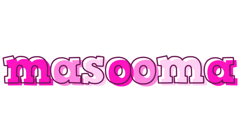 Masooma hello logo