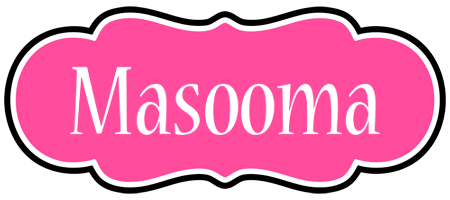 Masooma invitation logo