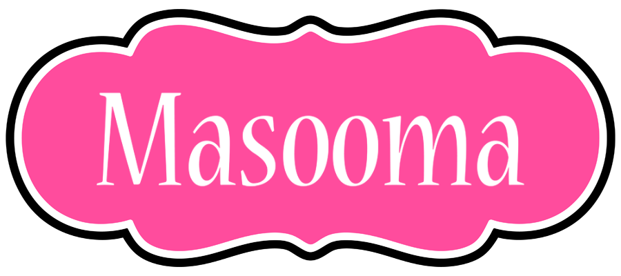Masooma invitation logo