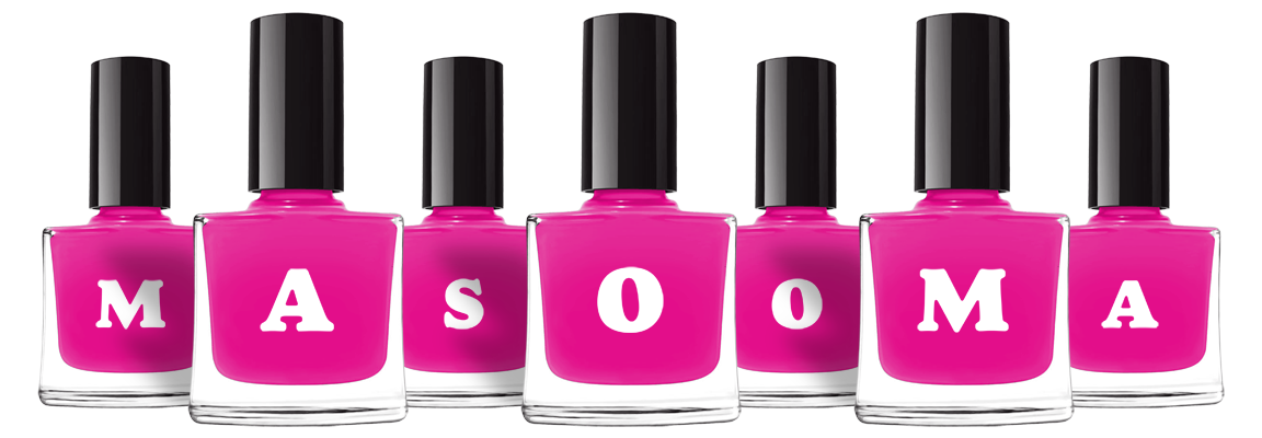 Masooma nails logo