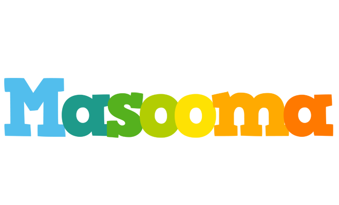 Masooma rainbows logo