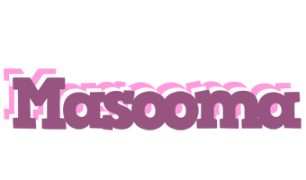 Masooma relaxing logo